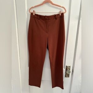 Straight cropped dress pants